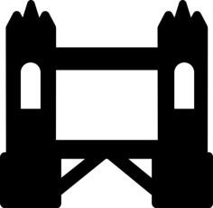 London Bridge Sketch Drawing Svg, Free Vectors File